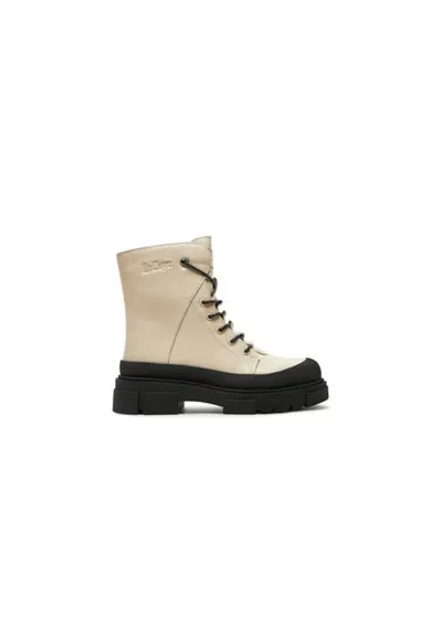 Ghete dama 304321368 - Piele naturala - Alb - Alb
