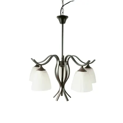 Lustra Flaire Negru+Galben 5xE27 40W