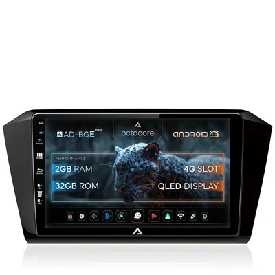 Navigatie Volkswagen Passat B8, Android, E-Octacore 2GB RAM + 32GB ROM, 10.1 Inch - AD-BGE10002+AD-BGRKIT037