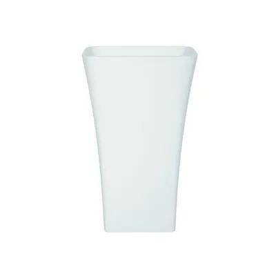 Lavoar freestanding alb 52 cm din compozit, dreptunghiular, Besco Assos