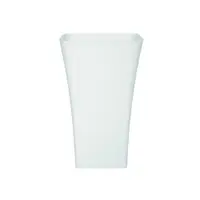 Lavoar freestanding alb 52 cm din compozit, dreptunghiular, Besco Assos