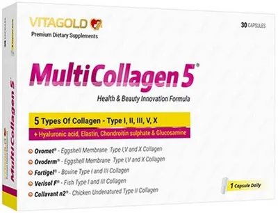 MultiCollagen 5, 30 capsule, Vitagold