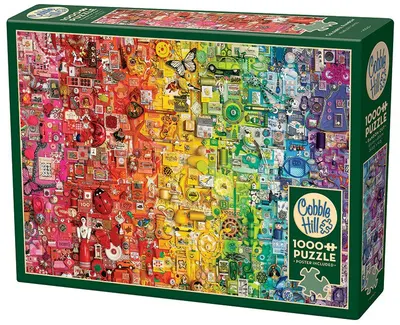 Puzzle Cobble Hill din 1000 piese - Curcubeu