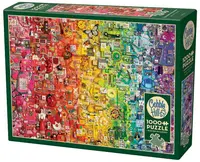 Puzzle Cobble Hill din 1000 piese - Curcubeu
