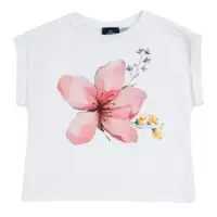 Tricou copii Chicco, Alb cu model, 01580-70MC