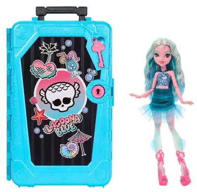 Păpuşă Monster High Skulltimate Secrets - Destination: Gore-geous Oasis, Lagoona Blue