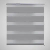Jaluzea tip zebra, 120 x 175 cm, gri