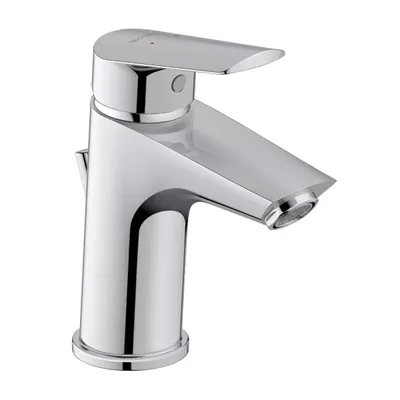Baterie lavoar Duravit DuraStyle Basic N11010001010, marime M, cartus ceramic, monocomanda, 156 mm, ventil, Crom lucios