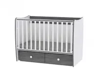 Patut balansoar transformabil Matrix 60 x 120 cm White Vintage Grey