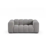 Canapea gri cu tapițerie din chenille 170 cm Lupine – Micadoni
