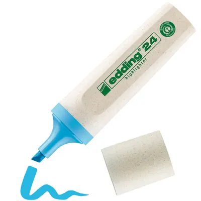 Highlighter Edding 24 Eco Highlighter - albastru