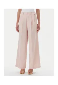 Pantaloni dama - B221 ROSA - roz - poliester-viscoza-elastan