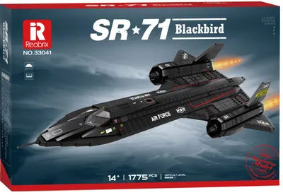 Constructor Reobrix - Avion SR71 Blackbird, 1775 piese