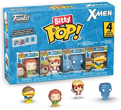 Set de figurine mini Funko Bitty POP! Marvel: X-Men - 4 Pack (Series 1)