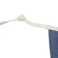 Ghirlanda handemade din muselina, triunghiuri, Little Amy, Albastru si Bej, 200 cm