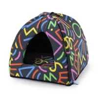 Culcus pentru pisici Leopet Pyramid Funny Colors