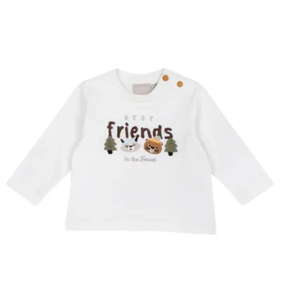 Bluza copii Chicco, alb, 00880-69MFCO