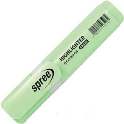 Marker text Spree Flexy Brush - Pastel, verde