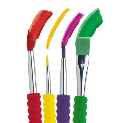 Pensule, 4buc/set, Soft Touch, Faber-Castell
