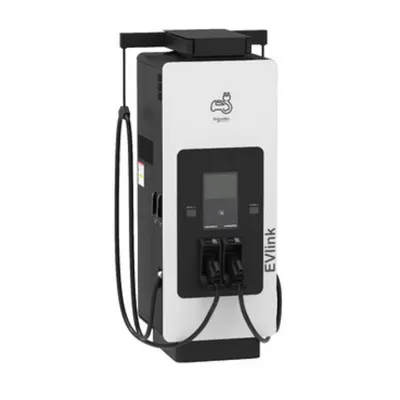 EVlink, Statie de incarcare Fast Charge Pro DC, 150kW, cu doi conectori CCS2, cablu 3.6 m