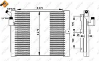 Radiator AC condensator Porsche 911 (964) - 3.3 Turbo 911 (993) - 3,8 Carrera RS 4 90- 97
