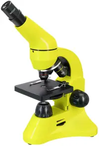 Microscop Levenhuk - Rainbow 50L, 40–800x, Lime