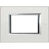Rama dreptunghiulara Axolute aluminiu anodizat 3 module - Argintiu