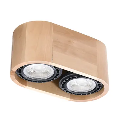 Corp de iluminat pentru tavan BASIC 2 lemn natural