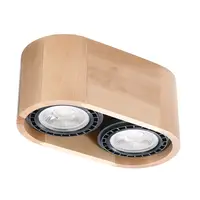 Corp de iluminat pentru tavan BASIC 2 lemn natural