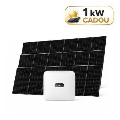 Sistem fotovoltaic 17kW (16 + 1 kW CADOU), invertor trifazat On Grid si 37 panouri Canadian Solar N-Type TOPCon, monocristalin, 460 Wp, 144 celule, rama neagra