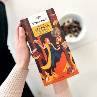Granola Peanut Cacao Protein, fără gluten | Viblance