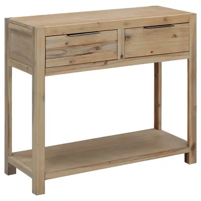 vidaXL Masă consolă, 82x33x73 cm, lemn masiv de acacia