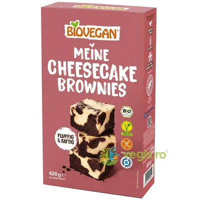 Mix pentru Cheesecake Brownies fara Gluten Ecologic/Bio 420g