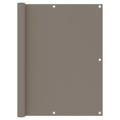 Gossi paravan de balcon, gri taupe, 120x500 cm, tesatura oxford