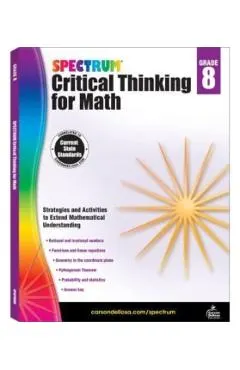 Spectrum Critical Thinking for Math, Grade 8