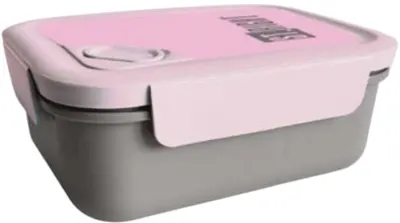 Cutie de mâncare St. Right - Roz și gri, 1200 ml