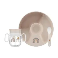 Set de veselă pentru copii 3 buc. din plastic Sunshine & Rainbow – Mepal