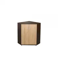 Comoda COLT ALMA, 2 usi, corp sonoma inchis, fronturi sonoma deschis, 60x60x82 cm