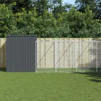 Gossi cusca de caine cu tarc antracit 214x865x181 cm otel galvanizat