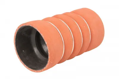 Furtun intercooler (80mmx105mm, rosu) potrivit SETRA 400, 500 OM457.941-OM942.911 10.01
