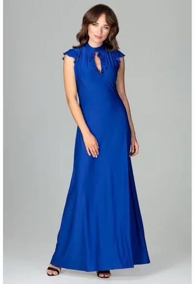 Rochie de zi model 120757 - Albastru