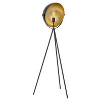 Lampa pardoseala DARNIUS negru, gold 220-240V,50/60Hz