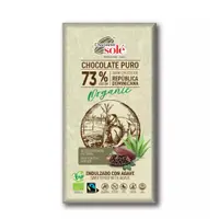 Ciocolata neagra cu 73% cacao si sirop de agave Bio, 100g, Chocolates Sole