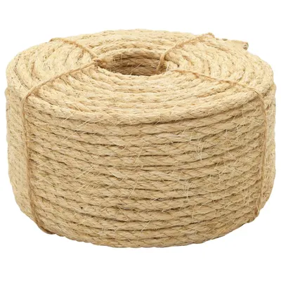 vidaXL Frânghie, 100 m, sisal 100%, 10 mm