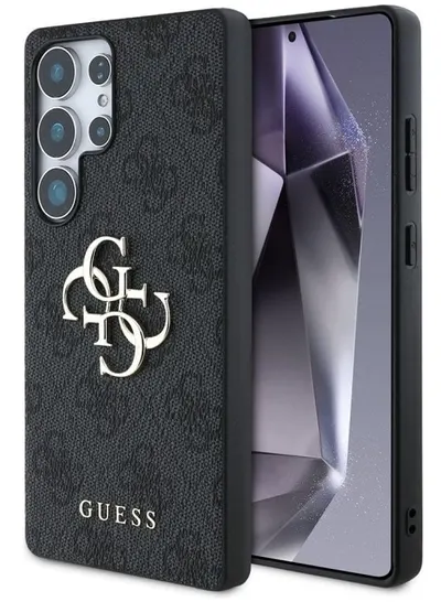 Husă Guess - Metal Logo, Galaxy S25 Ultra, negru
