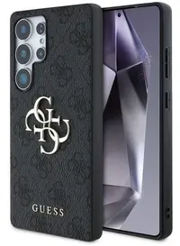 Husă Guess - Metal Logo, Galaxy S25 Ultra, negru