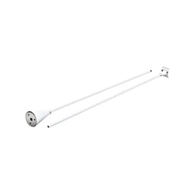 3-phase Pendant suspension metal, height adjustable white