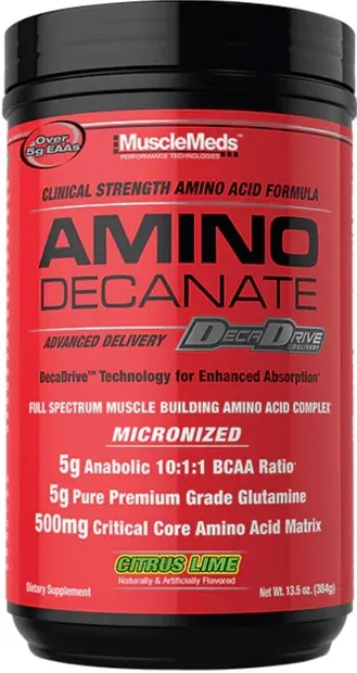 Amino Decanate, lămâie, 384 g, Muscle Meds