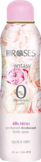 Nature of Agiva Roses Spray deodorant Fantasy, fără aluminiu, 150 ml