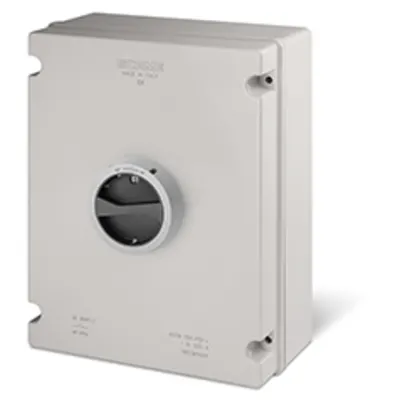 Intrerupator separatorn100A 6P IP65 228x308x128mm Y4 IK09 GENERAL GREY/BLACK GW 650°C